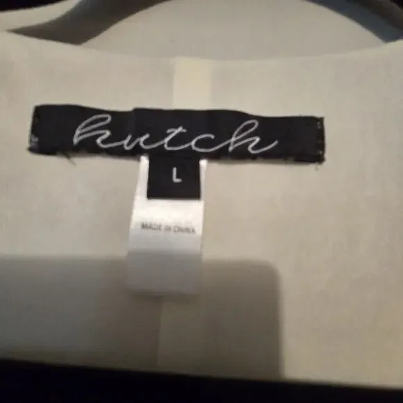 Hutch Anthropologie Abstract Wrap Maxi Dress Womens LG Green Geometric Flowy - Picture 5 of 16